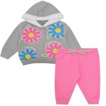 Conjunto de Moletom Menina Bebê Inverno