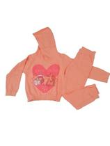 Conjunto de moletom menina blusa com capuz+ calça nina child tam 06