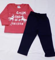 Conjunto de moletom menina - Rovitex Conjunto de moletom menina - Rovitex