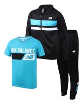 Conjunto de moletom New Balance Boys Tricot Jogset tamanho 8 - preto Conjunto de moletom New Balance Boys Tricot Jogset tamanho 8 - preto