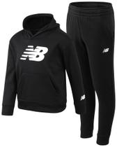 Conjunto de moletom New Balance, pulôver de lã masculino com capuz 2T-20