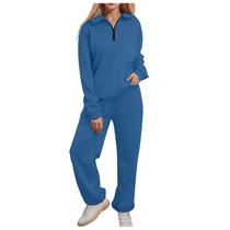 Conjunto de moletom Outfits Lounge de 2 peças para mulheres Conjunto de moletom Outfits Lounge de 2 peças para mulheres