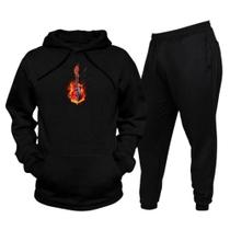 Conjunto De Moletom Peluciado Calça De Frio + Blusa Inverno