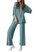 Conjunto de Moletom PRETTYGARDEN 2 Peças Lounge Verde Fruta M