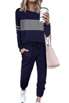 Conjunto de Moletom PRETTYGARDEN 2025 Feminino 2 Peças Lounge XL