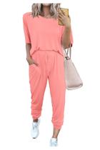 Conjunto de Moletom PRETTYGARDEN Primavera Verão 2025 Rosa G - Feminino Conjunto de Moletom PRETTYGARDEN Primavera Verão 2025 Rosa G - Feminino