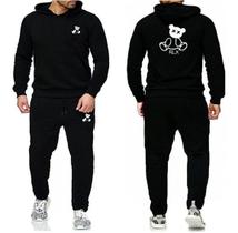 Conjunto de Moletom Relaxado Canguru Fechado Ted Masculino