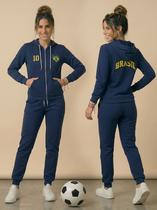 Conjunto de Moletom Uniforme do Brasil Copa do Mundo 2026