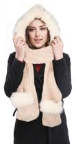Conjunto de moletons femininos Accessory Winter Warm, preto Conjunto de moletons femininos Accessory Winter Warm, preto