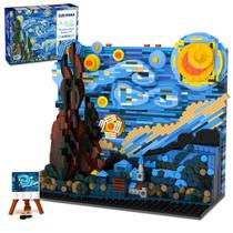 Conjunto de Montagem CUBIMANA Starry Night 1501 peças com luzes LED Conjunto de Montagem CUBIMANA Starry Night 1501 peças com luzes LED