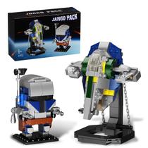 Conjunto de Montagem EvoFTIOR Jango Fett Brick Figure Headz Conjunto de Montagem EvoFTIOR Jango Fett Brick Figure Headz