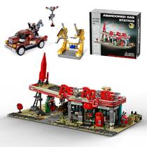 Conjunto de Montagem Holexapyd Estação de Gasolina Foguete Vermelho 2267 peças Conjunto de Montagem Holexapyd Estação de Gasolina Foguete Vermelho 2267 peças