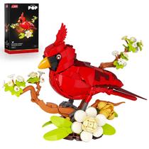 Conjunto de Montagem JAKI Modelo de Pássaro Cardeal-do-Norte Vermelho Conjunto de Montagem JAKI Modelo de Pássaro Cardeal-do-Norte Vermelho
