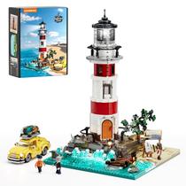 Conjunto de Montagem Lumibricks Cidade Farol Sunrise 1632 Peças