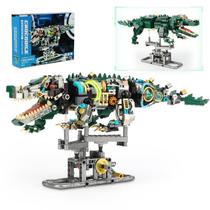 Conjunto de Montagem Mecânico de Crocodilo com Luz QJYAMK 996 Peças Conjunto de Montagem Mecânico de Crocodilo com Luz QJYAMK 996 Peças