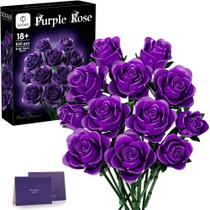 Conjunto de Montagem SOOLIO Buquê de Rosas Roxas 530 Peças Conjunto de Montagem SOOLIO Buquê de Rosas Roxas 530 Peças