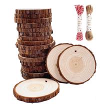 Conjunto de montanhas-russas de madeira William Craft Unfinished Natural 9-10 cm 20 unidades
