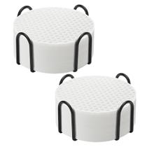 Conjunto de montanhas-russas de silicone TWTLi, 16 peças com suporte antiderrapante branco