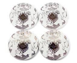 Conjunto de montanhas-russas Seven20 Harry Potter Marauder's Map Ceramic x4 Conjunto de montanhas-russas Seven20 Harry Potter Marauder's Map Ceramic x4