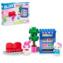 Conjunto de Montar BLDR 0112 Máquina de Vendas com Laço da Hello Kitty