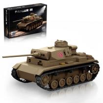 Conjunto de Montar BrixVibe Tanque Panzer III 481 Peças