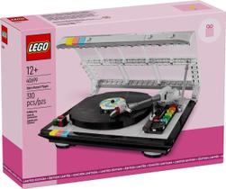 Conjunto de Montar LEGO Toca-discos Retrô 40699 310 Peças Conjunto de Montar LEGO Toca-discos Retrô 40699 310 Peças