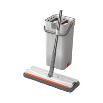 Conjunto De Mop Grande E Balde Com Rolo Giratório 360 graus Cabeça Rotativa Para Limpeza a Seco E a