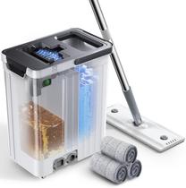 Conjunto de Mopa e Balde Elétrico ADICOM com Duplo Tanque 6L Conjunto de Mopa e Balde Elétrico ADICOM com Duplo Tanque 6L