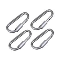 Conjunto De Mosquetões De Alumínio 4PCS Clipe Tático Para Camping Sobrevivência Ao Ar Livre