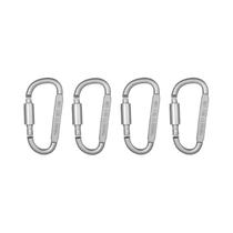 Conjunto De Mosquetões De Alumínio 4PCS Clipe Tático Para Camping Sobrevivência Ao Ar Livre