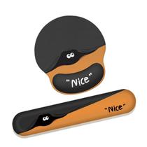 Conjunto de mouse pad de suporte de pulso Cute Nice Design Rubber Base