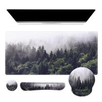 Conjunto de mouse pad para jogos iCasso 4 em 1 XXL, apoio de pulso ergonômico Conjunto de mouse pad para jogos iCasso 4 em 1 XXL, apoio de pulso ergonômico