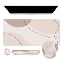 Conjunto de mouse pad para jogos iCasso Large 4 em 1 com suporte de pulso Conjunto de mouse pad para jogos iCasso Large 4 em 1 com suporte de pulso