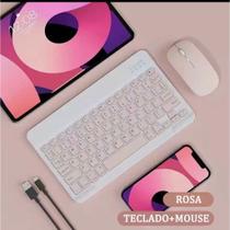 Conjunto De mouse Sem Fio Bluetooth Teclado 10 Polegadas
