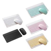 Conjunto De Mouse Sem Fio Bluetooth Teclado Colorido Conjunto De Mouse Sem Fio Bluetooth Teclado Colorido