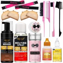 Conjunto de mousse derretida Lace Tint Goiple para perucas de cabelo femininas, 200 ml