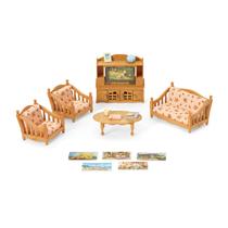 Conjunto de móveis Calico Critters Comfy Living Room 3+ Years Conjunto de móveis Calico Critters Comfy Living Room 3+ Years