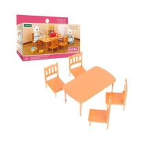 Conjunto De Móveis Para Casa De Bonecas Em Miniatura, Escala 1:12, Cozinha, Sala De Estar, Quarto