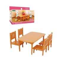 Conjunto De Móveis Para Casa De Bonecas Em Miniatura Para Meninas, Escala 1:12, Cozinha, Quarto,