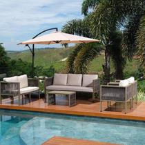 Conjunto de Móveis para Jardim Sofá Roma