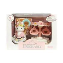 Conjunto De Móveis Para Mini Casa De Bonecas Família Coelho, Acessórios Para Diversas Cenas,