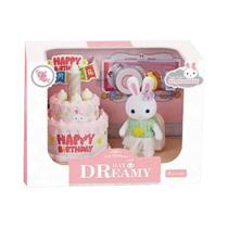 Conjunto De Móveis Para Mini Casa De Bonecas Família De Coelhos, Acessórios Para Diversas Cenas,