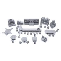Conjunto de móveis Tavern Bar EnderToys em miniaturas de 28 mm impressas em 3D Conjunto de móveis Tavern Bar EnderToys em miniaturas de 28 mm impressas em 3D