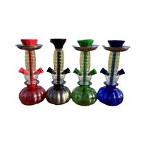 Conjunto De Narguilé De Silicone Duplo Com Mangueira De Silicone Acrílico Com Pinça De Carvão