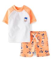 Conjunto de Natação Infantil The Children's Place com Camiseta UV e Shorts para Meninos 3 Anos Conjunto de Natação Infantil The Children's Place com Camiseta UV e Shorts para Meninos 3 Anos
