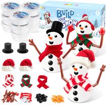 Conjunto de Natal Art Craft Kit JOYIN Snowman DIY, pacote com 6 Conjunto de Natal Art Craft Kit JOYIN Snowman DIY, pacote com 6