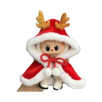 Conjunto De Natal Labubu: Acessórios De Moda Para Bonecas (V1, V2, V3) - Roupas Vermelhas