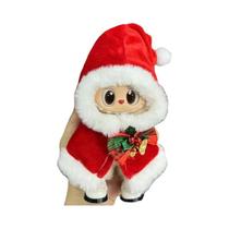 Conjunto De Natal Labubu Com Roupa De Veado Vermelha V1 V2 V3 Acessórios Compatíveis Para Bonecas