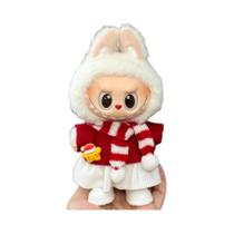 Conjunto De Natal Labubu Com Roupa Vermelha Para Bonecas V1 V2 V3 - Presente Fashion