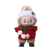 Conjunto De Natal Labubu Com Roupa Vermelha Para Bonecas V1 V2 V3 - Presente Fashion